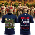 Phillies Vs Twins Merch 2026 Field Of Dreams T-Shirt Baseball Fan Apparel Gift For Dad - Merchluma