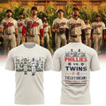 Phillies Vs Twins 2026 Field of Dreams Game T-Shirt Gifts For Baseball Lovers - Merchluma