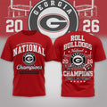 Georgia Bulldogs Road to Glory 2026 Football Champions Shirt Bulldogs Merch Football Fan Gear - Merchluma