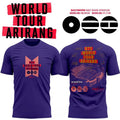 Baltimore Ravens x BTS World Tour Arirang In Baltimore 2026 Purple Shirt Ravens Merch Fan Gifts - Merchluma
