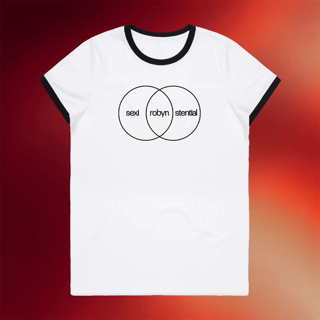 Robyn Merch Sexistential Ringer Shirt Unique Gifts For Music Lovers - Merchluma