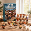 Highland Cow Advent Calendar 2026 Countdown Box Christmas Gift For Cow Lovers - Merchluma