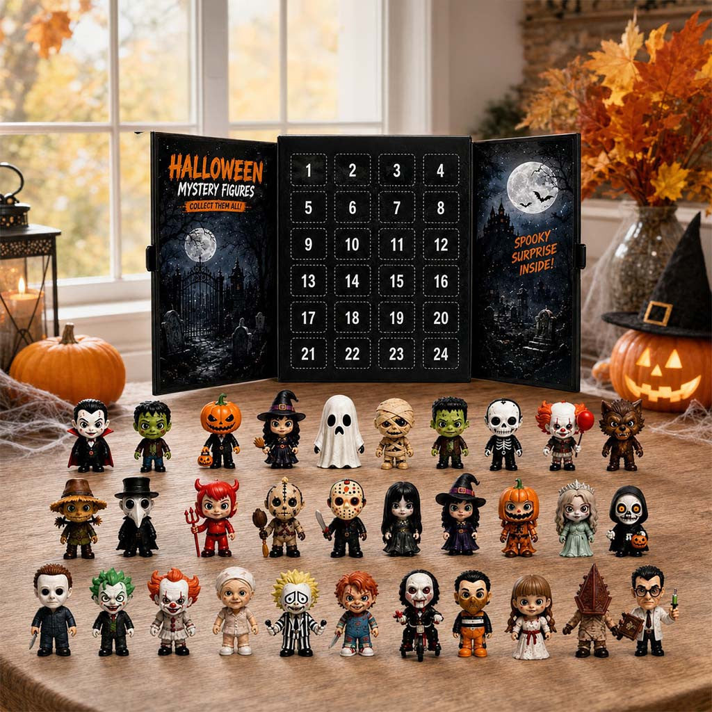 Horror Movie Advent Calendar 2026 Spooky Surprise Inside Halloween Merch Gift For Friends - Merchluma