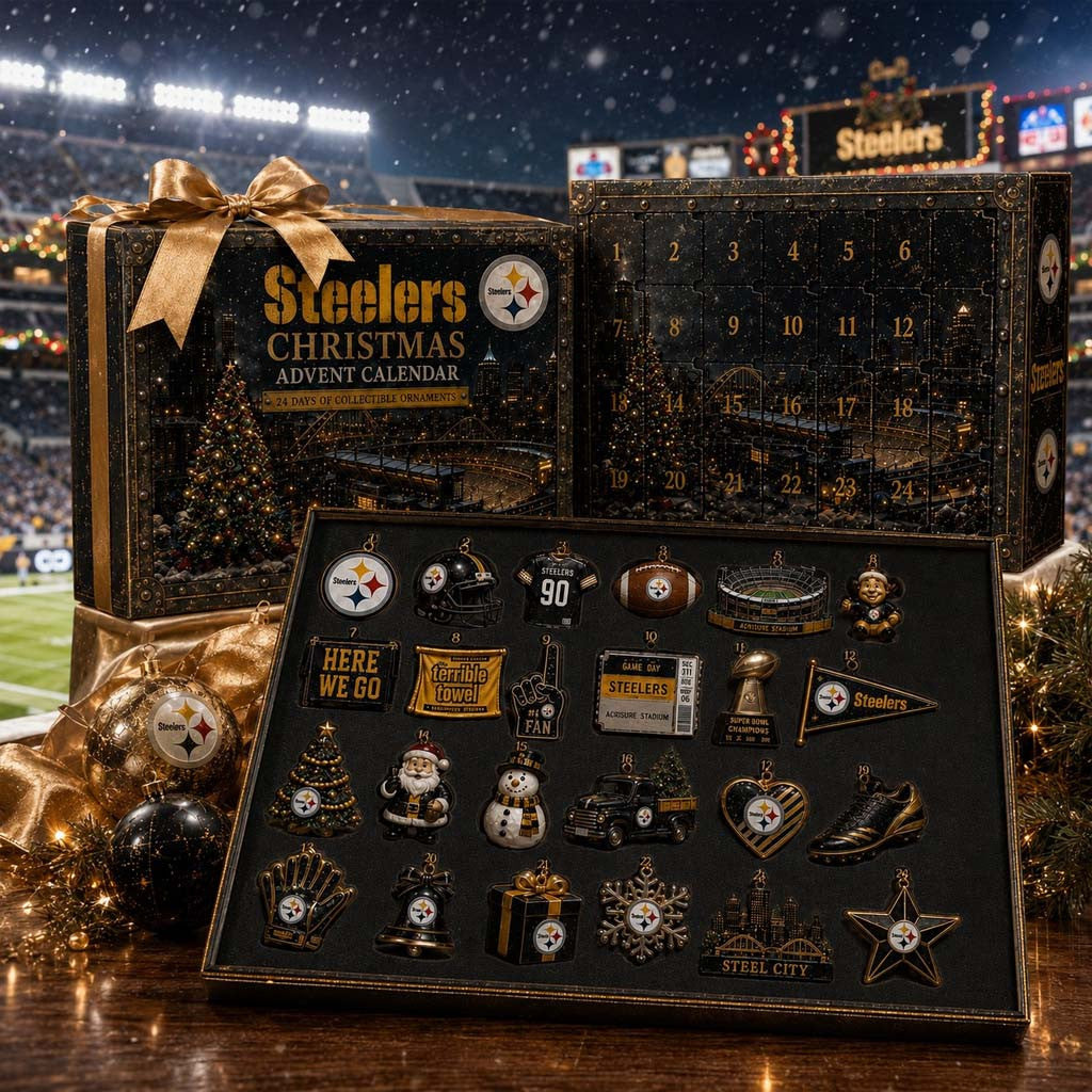 Pittsburgh Steelers Christmas Advent Calendar Steelers Merch Gifts For Football Fans - Merchluma