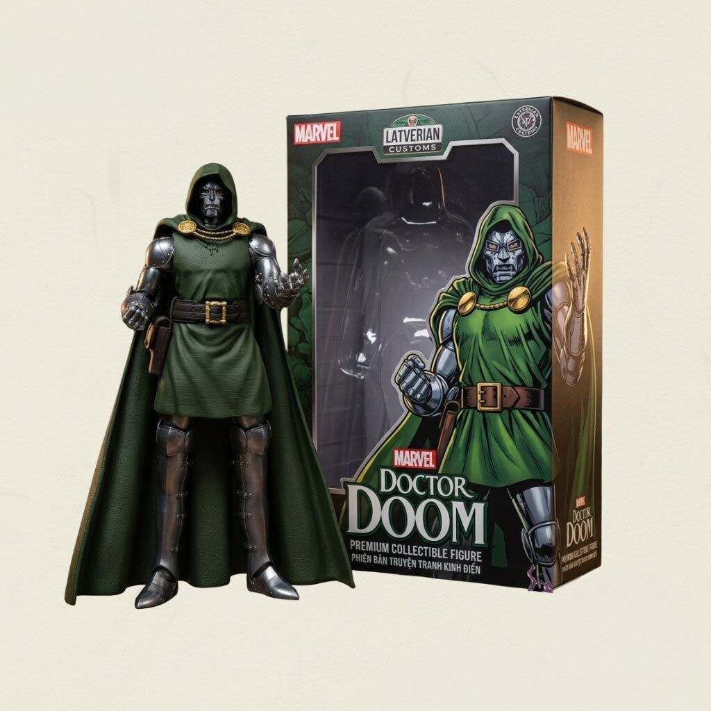 Marvel Comics Doctor Doom Collectible Funko Pop Doctor Doom Merch Display Room Decor - Merchluma