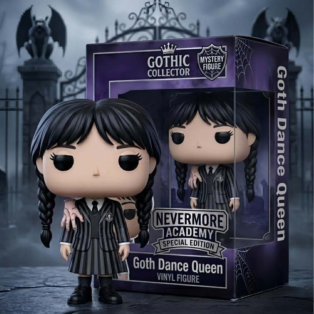 Nevermore Academy Goth Dance Queen Funko Pop Display Room Decorations Gifts For BFF - Merchluma
