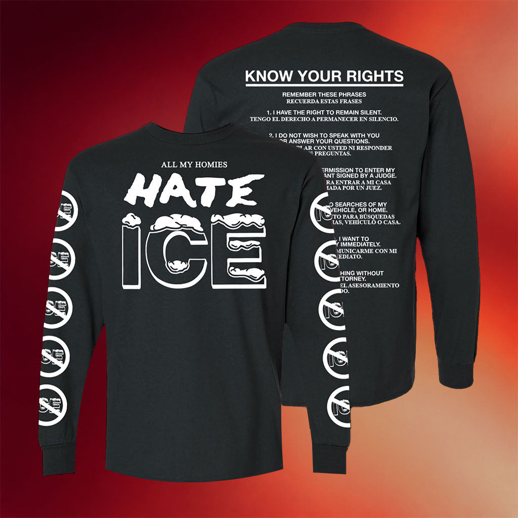 Death Traitors Merch All My Homies Hate Ice Long Sleeve T-Shirt Gift Ideas For Brother - Merchluma