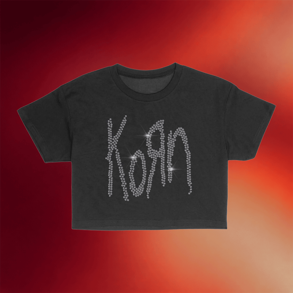 Korn Merch 2026 Korn Logo Crop Top Music Lover Gifts For Sisters - Merchluma