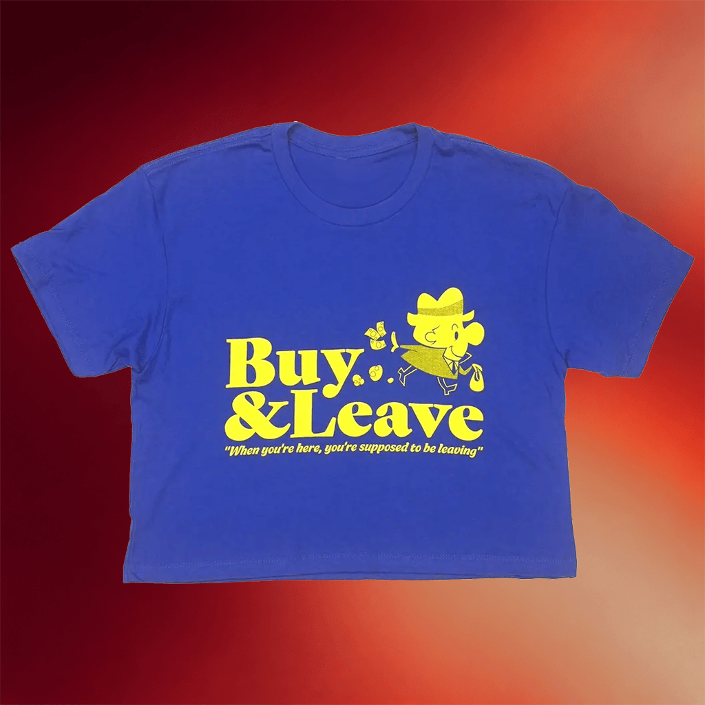 Game Grumps Merch Buy And Leave Crop Top Unique Gifts For Girlfriend - Merchluma