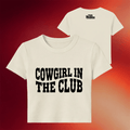 Two Friends Merch 2026 Cowgirl In The Club Crop Top Gifts For Music Lovers For Her - Merchluma