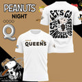 Los Angeles Queens WPBL x Peanut Night 2026 Shirt LA Queens Merch Best Gifts For Baseball Fans - Merchluma