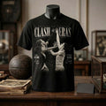 Caitlin Clark vs A'ja Wilson Clash of Eras WNBA Monochrome T-Shirt Gifts For Basketball Fan - Merchluma