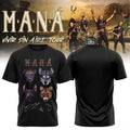 Mana Merch 2026 Vivir Sin Aire Tour Shirt Black Birthday Gifts For Music Lovers - Merchluma