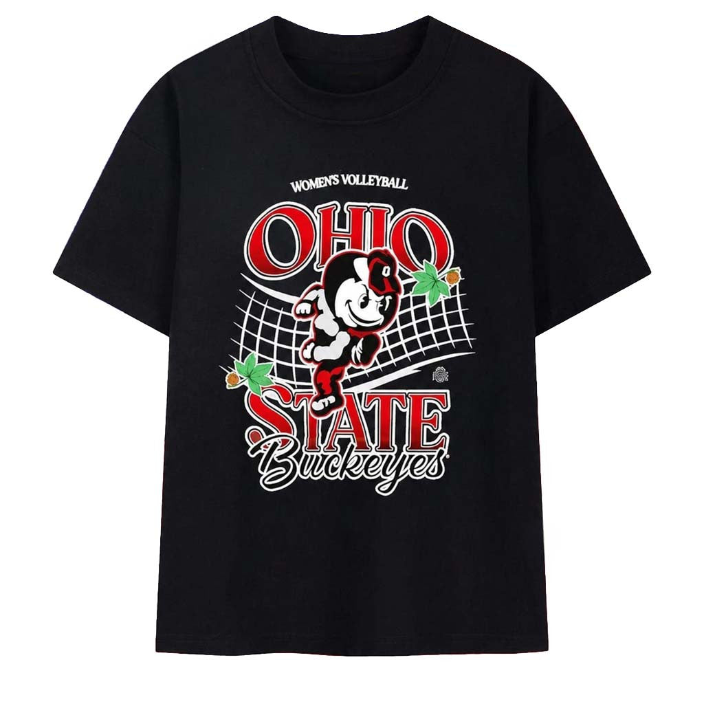 Ohio State Buckeyes Women's Volleyball Mascot 2026 T-Shirt Buckeyes Merch Gifts For Son - Merchluma