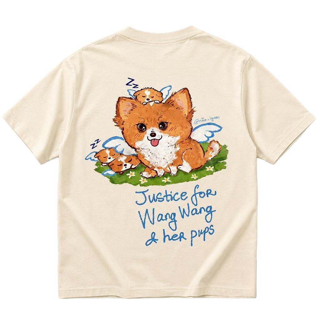 Justice For Wang Wang And Her Pups Commemorative T-Shirt Dog Lovers Memorial Apparel - Merchluma