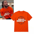 NY Knicks Jalen Brunson Youth Basketball Camp Orange Shirt NY Knicks Merch Gifts For Fans - Merchluma