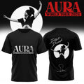 Diljit Dosanjh Merch AURA World Tour Signature Shirt Black Gift Ideas For Music Lovers - Merchluma