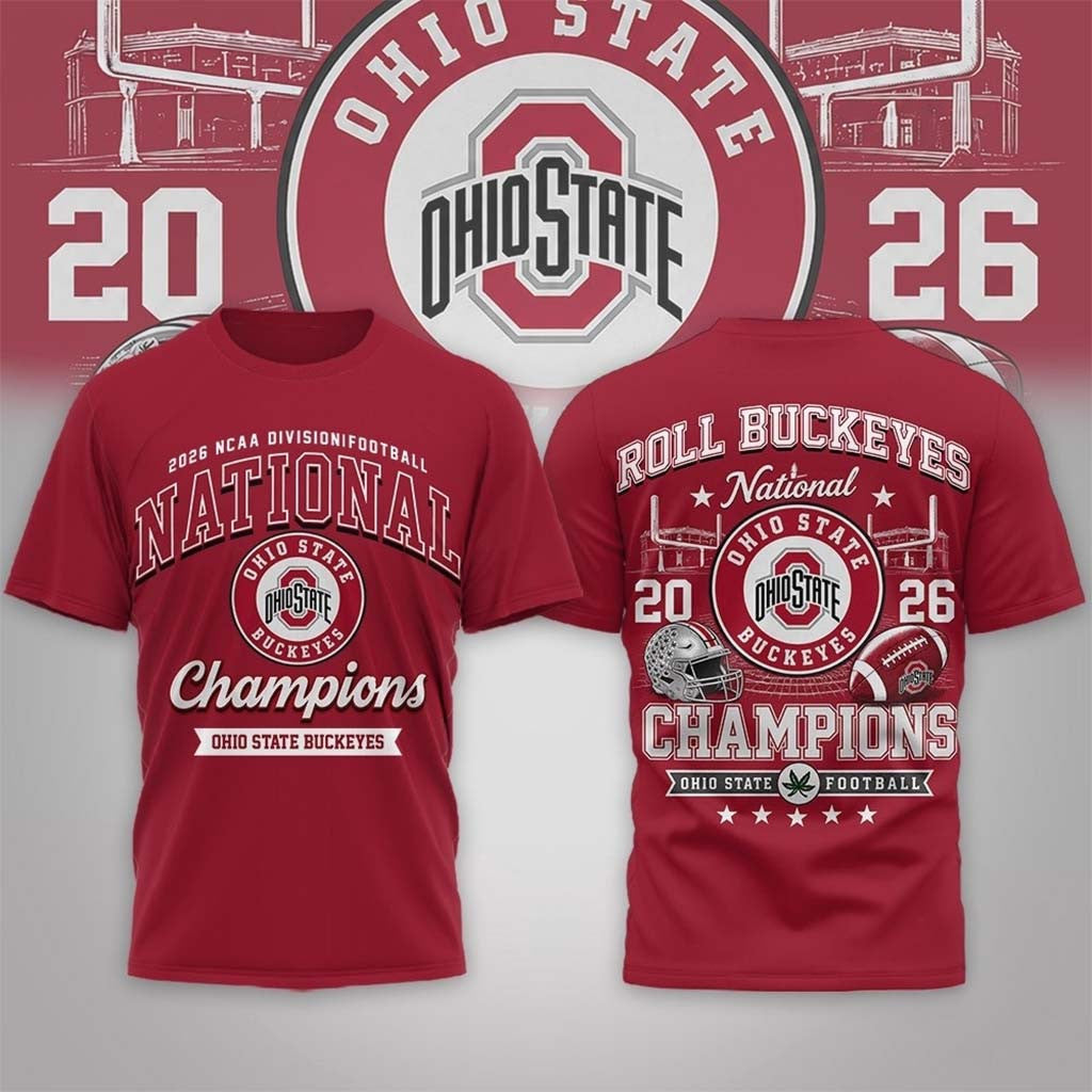 Ohio State Buckeyes Road to Glory 2026 Football Champions Shirt Buckeyes Merch Gifts For Fans - Merchluma