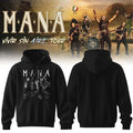 Mana Merch 2026 Vivir Sin Aire Tour Hoodie Black Gifts For Music Fans - Merchluma