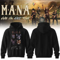 Mana Merch 2026 Vivir Sin Aire Tour Hoodie Black Music Related Gifts For Guys - Merchluma
