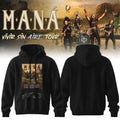 Mana Merch 2026 Vivir Sin Aire Tour Hoodie Black Presents For Pop Lovers - Merchluma