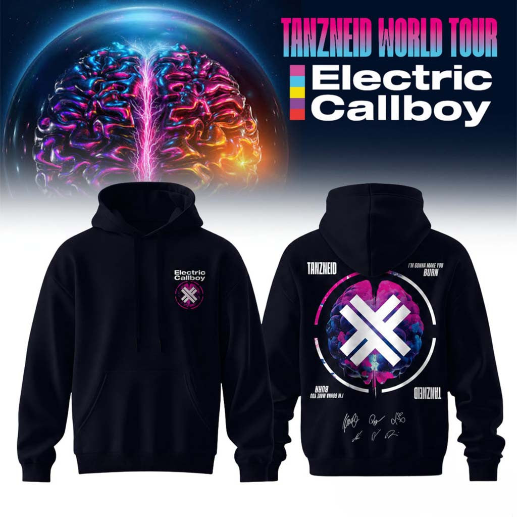 Electric Callboy Tanzneid Mindreader Graphic Hoodie Electric Callboy Merch Music Fan Apparel - Merchluma