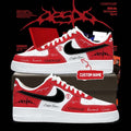 Custom Aespa LEMONADE White Red Sneakers Aespa Merchandise Present For Her - Merchluma