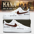 Customized Mana Merch 2026 Vivir Sin Aire Tour White Shoes Gift Ideas For Pop Lovers - Merchluma