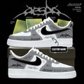 Personalized Aespa LEMONADE Grey White Sneakers Aespa Merch Best Gifts For BFF - Merchluma