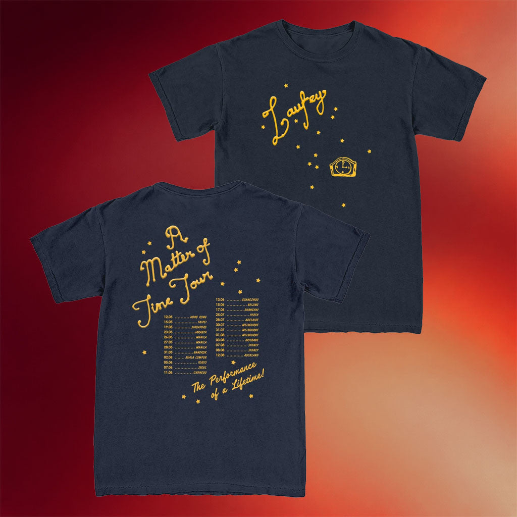 Laufey Merch 2026 A Matter Of Time Tour T-Shirt Laufey Concert Merch Best Gift For Music Fans - Merchluma