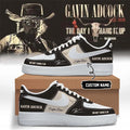 Personalized Gavin Adcock Merch 2026 The Day I Hang It Up Tour Signature White Shoes Fan Gifts - Merchluma