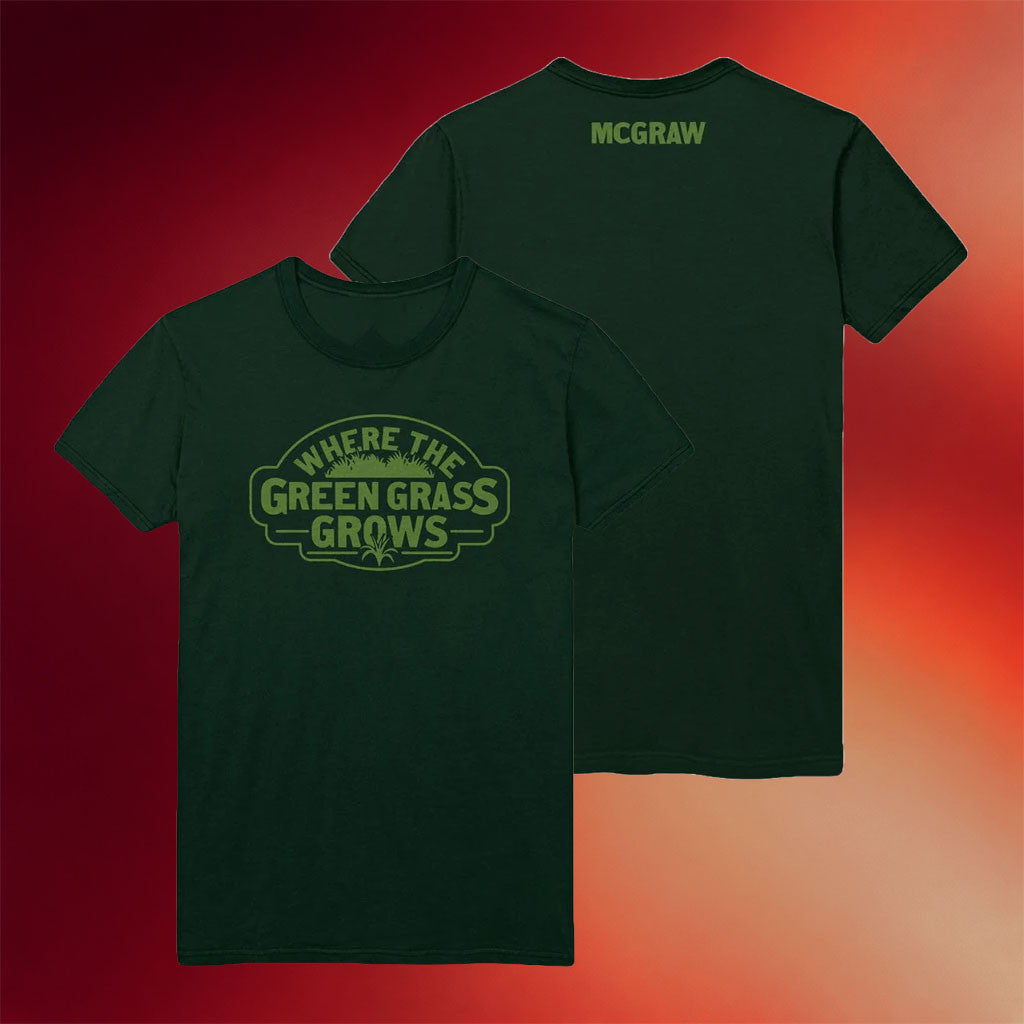 Tim McGraw Merch 2026 Vintage McGraw Green Grass T-Shirt Cool Gifts For Music Lovers - Merchluma