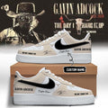 Personalized Gavin Adcock The Day I Hang It Up Tour Signature Shoes Gavin Adcock Merch Gifts - Merchluma