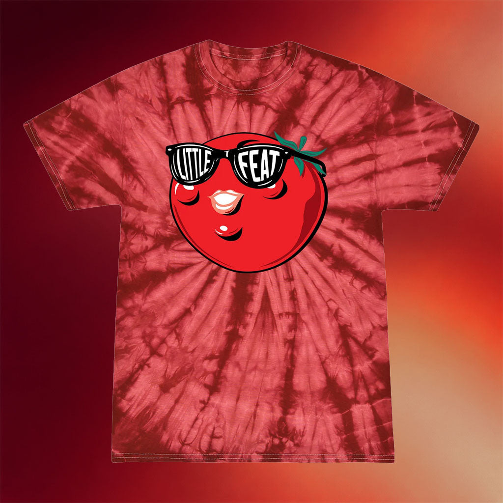 Little Feat Merch 2026 Tomato Red Tie Dye T-Shirt Unique Gift For Band Fans - Merchluma