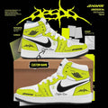 Custom Aespa LEMONADE Sneakers Aespa Merchandise Present For Girlfriend - Merchluma
