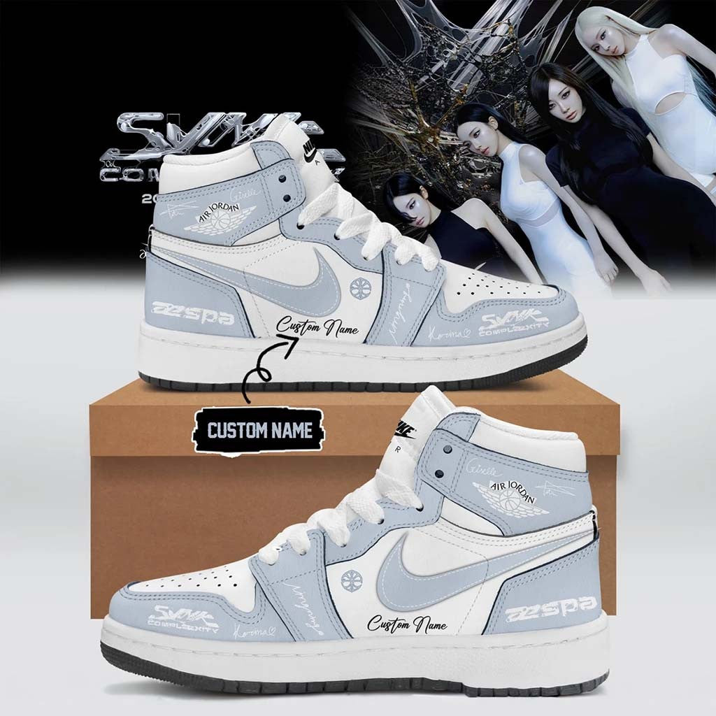 Custom Aespa Live Tour Synk Complaexity Sneakers Aespa Merch Kpop Lover Gifts For Her - Merchluma