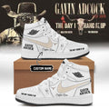 Custom Gavin Adcock The Day I Hang It Up Tour Signature Shoes Gavin Adcock Merchandise - Merchluma