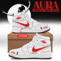 Customized Diljit Dosanjh Merch AURA World Tour Signature Sneakers Gift Ideas For Fan - Merchluma