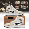 Customized Gavin Adcock The Day I Hang It Up Tour Signature Shoes Gavin Adcock Merch Fan Gifts - Merchluma