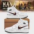 Customized Mana Merch 2026 Vivir Sin Aire Tour White Shoes Presents For Music Lovers - Merchluma