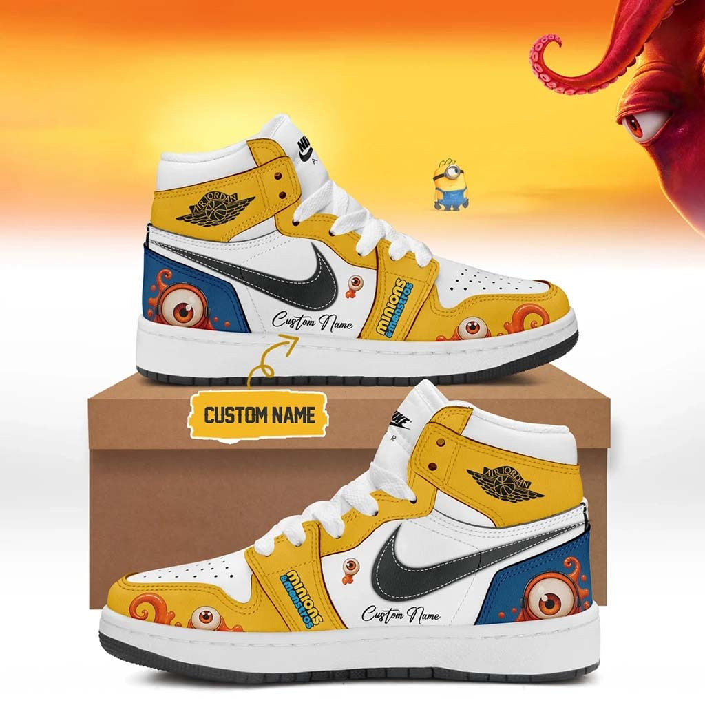 Customized Minions x Monsters Shoes Cute Minions Merchandise Cartoon Lovers Gifts For BFF - Merchluma