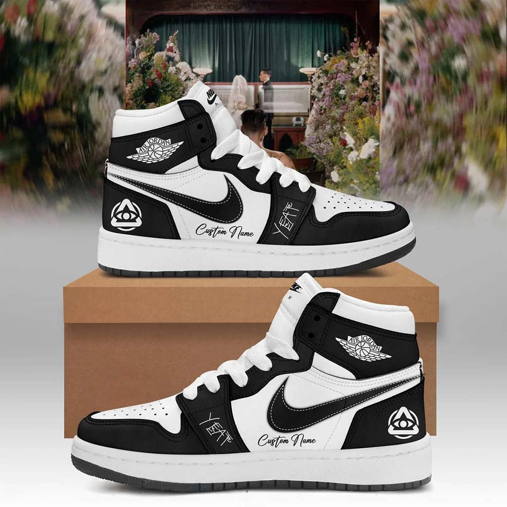 Customized Yeat Merch 2026 The Lovelyfe Tour Signed Black White Sneakers Gifts For Music Lovers - Merchluma