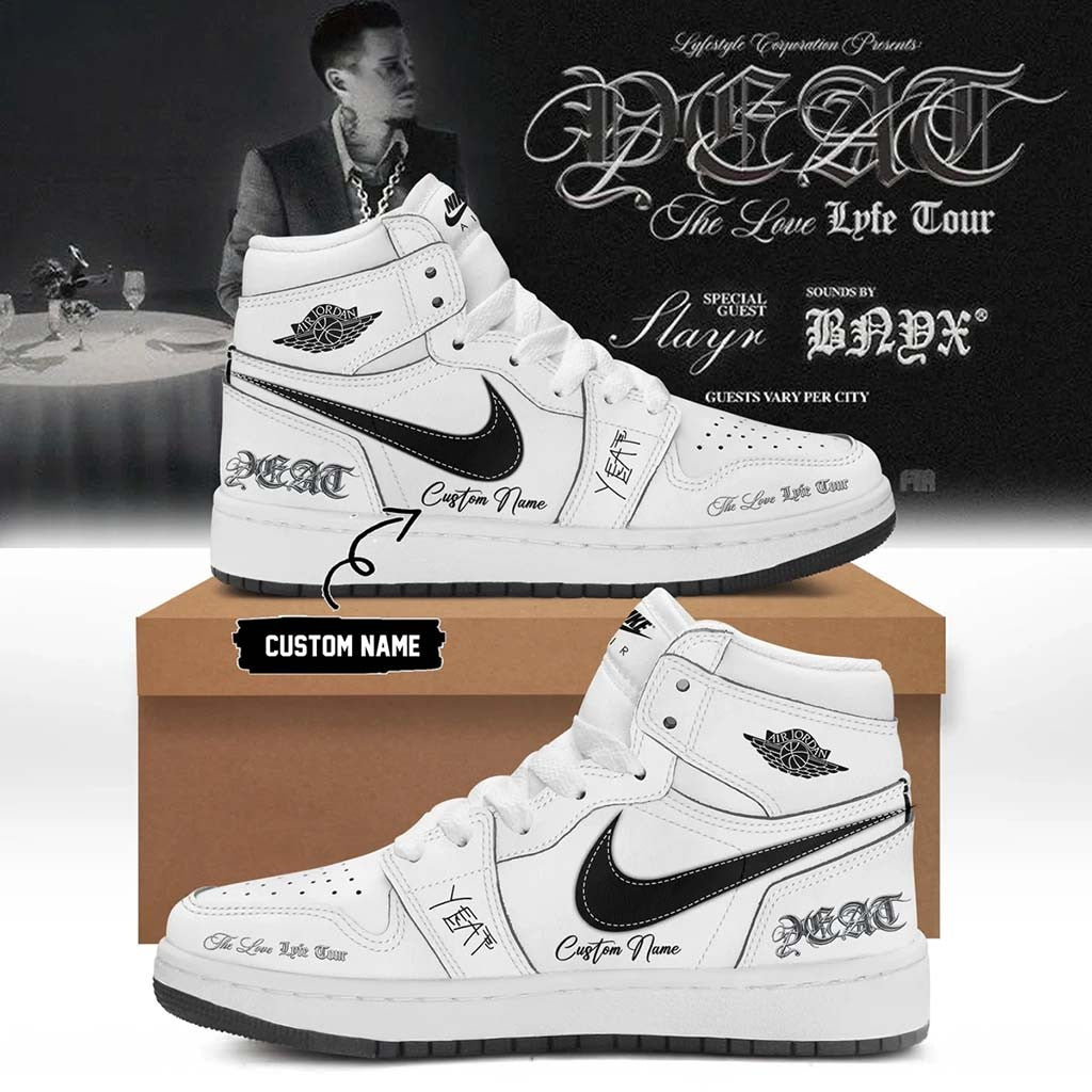 Customized Yeat Merch 2026 The Lovelyfe Tour Signed Sneakers Gifts For Rapper Fans - Merchluma