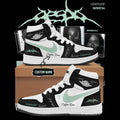 Personalized Aespa LEMONADE Black And White Sneakers Aespa Merch Birthday Present For BFF - Merchluma