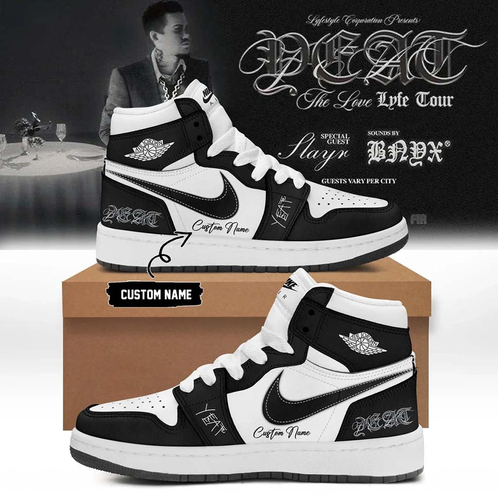 Personalized Yeat Merch 2026 The Love Life Tour Signed Sneakers Music Related Gifts For Guys - Merchluma