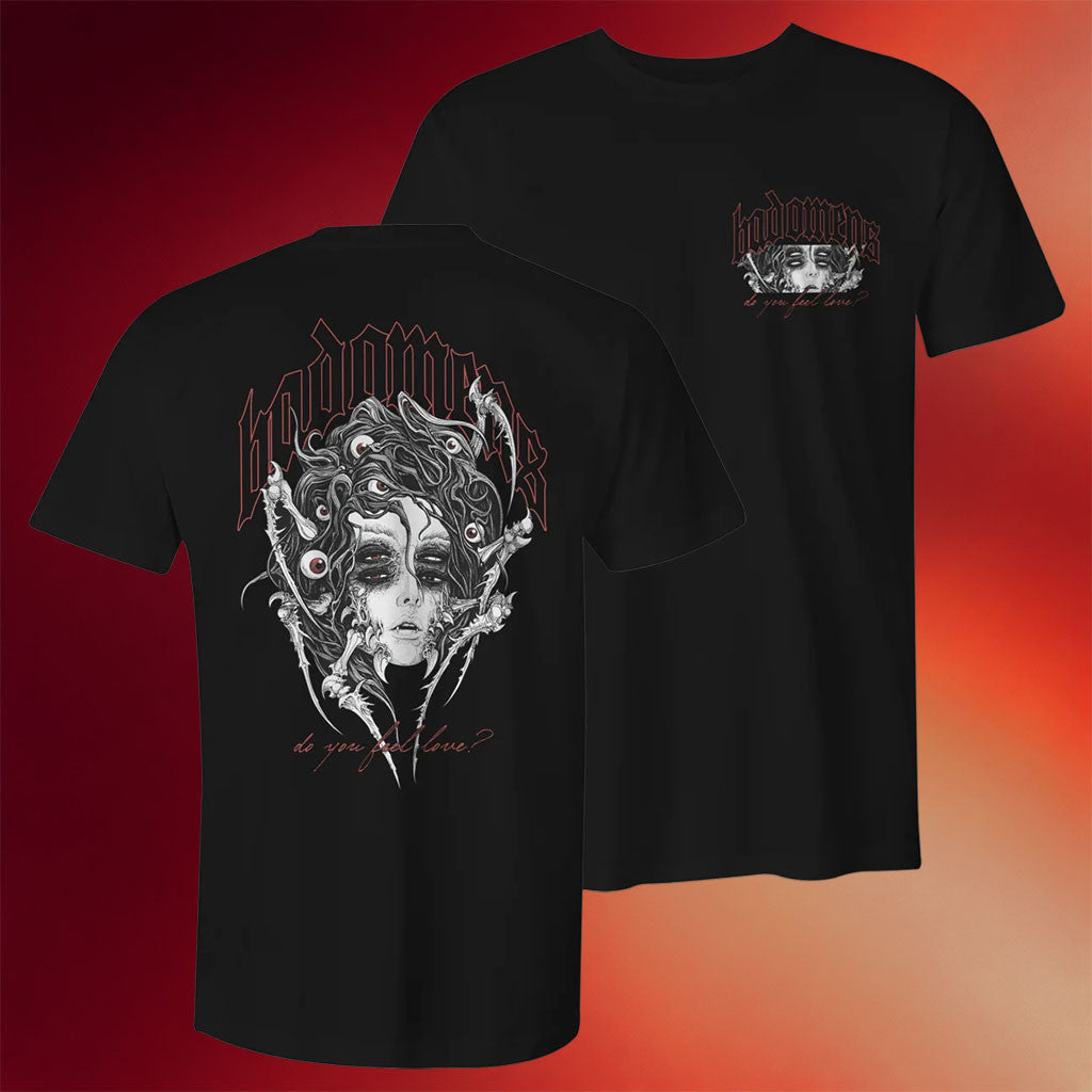 Cut Loose Merch 2026 Bad Omens Spider Lady T-Shirt Do You Feel Love Shirt Bad Omens Merch - Merchluma