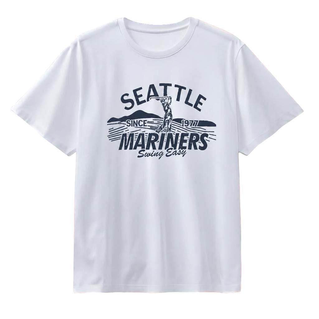 Seattle Mariners Since 1977 Swing Easy T-Shirt Seattle Mariners Merch Gift For Baseball Fans - Merchluma