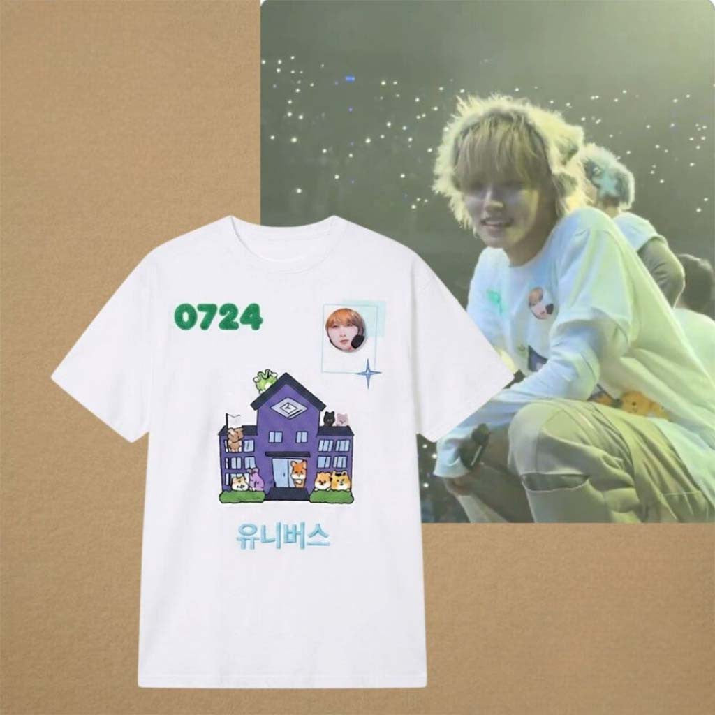 Stray Kids Lee Know 0724 Universe Concert White T-Shirt Stray Kids Merch Gift For Fans - Merchluma
