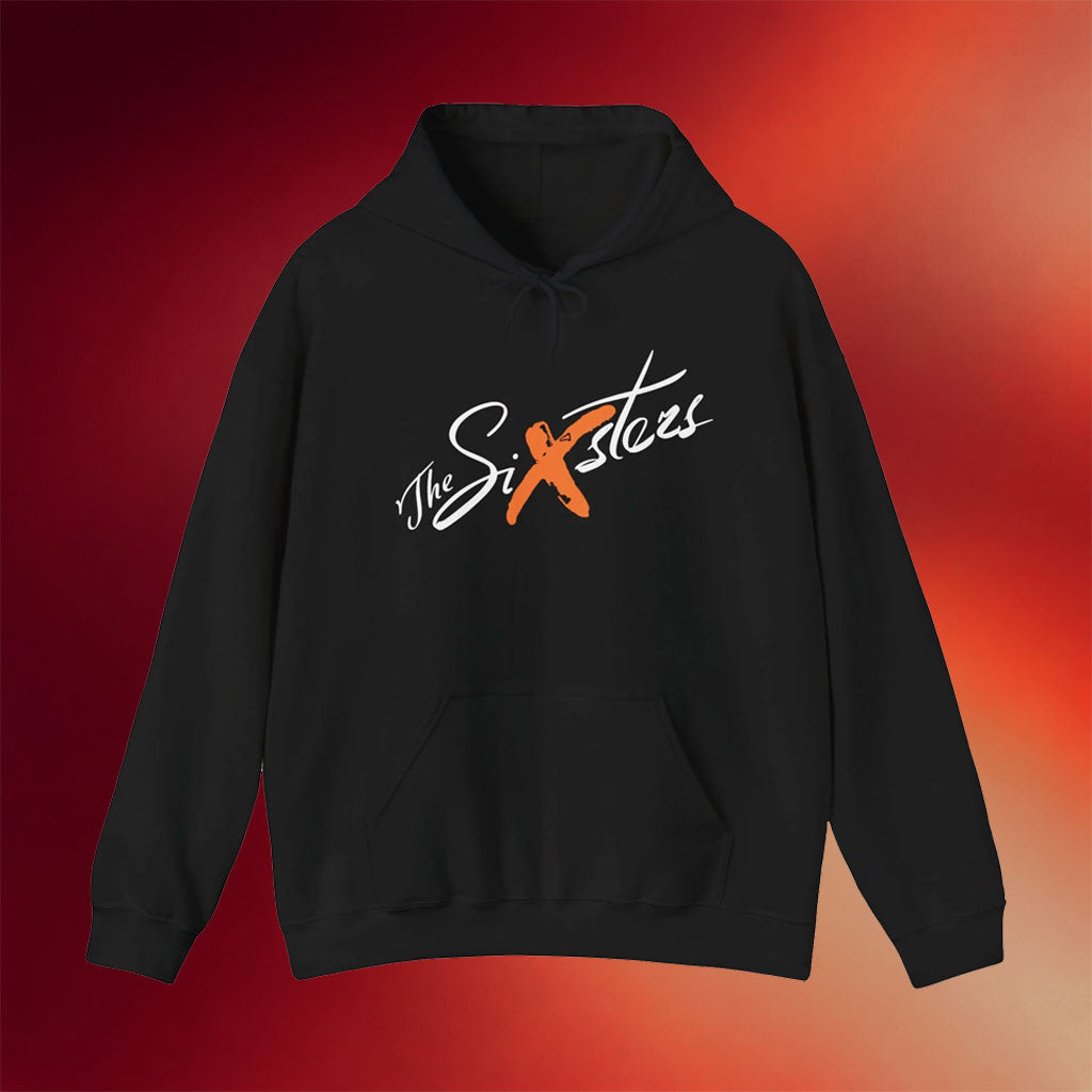 The Sixsters Merch 2026 Logo Hoodie Black The Sixsters Hoodie Gift For Rock Fans - Merchluma
