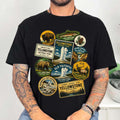 Yellowstone National Park Vintage Retro 90s T-Shirt Outdoor Enthusiast Shirt Gift For Fathers - Merchluma